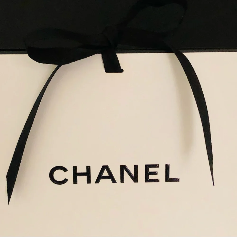 Authentic Chanel Gift Triangle Boxes (2) Of Same Box,  With Shreds